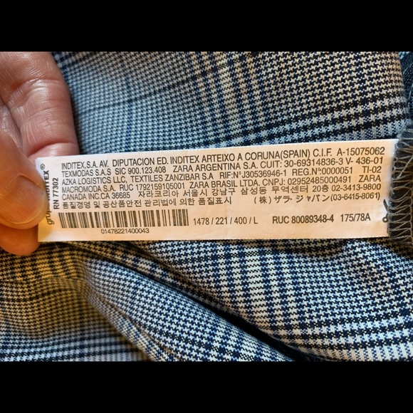 Zara Basic Women’s gray lining polyester skinny crop pull on dress pants. - Picture 11 of 11